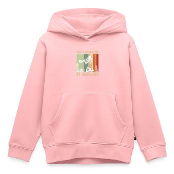 Pilot Flugzeug fliegen Flugsport Geschenkidee - Kinder Premium Organic Hoodie - Rosa - Vorne - AI Model Kid Female (0cm)
