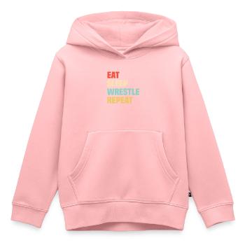 Wrestling Ringen Wrestler Ringer Geschenk - Kinder Premium Organic Hoodie - Rosa - Vorne - AI Model Kid Female (0cm)