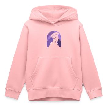 Cuisine Chef étoilé - Sweat Premium à capuche enfant bio - rose - Devant - AI Model Kid Female (0cm)