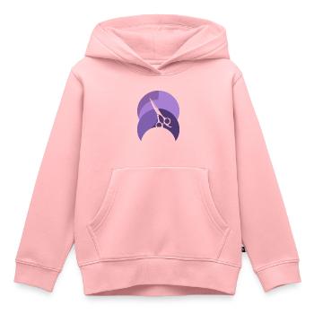 Friseur Coiffeur Schere - Kinder Premium Organic Hoodie - Rosa - Vorne - AI Model Kid Female (0cm)