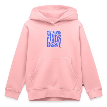 Christentum Christlicher Bibelvers - Kinder Premium Organic Hoodie - Rosa - Vorne - AI Model Kid Female (0cm)