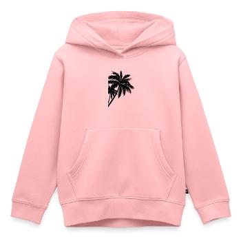 Palme Palm - Kinder Premium Organic Hoodie - Rosa - Vorne - AI Model Kid Female (0cm)
