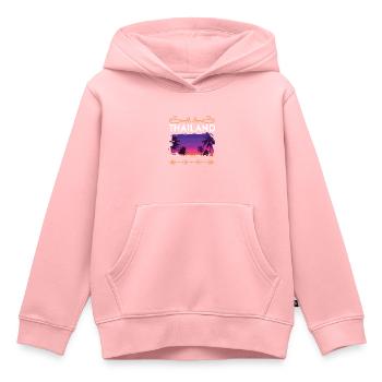 Thaïlande - Sweat Premium à capuche enfant bio - rose - Devant - AI Model Kid Female (0cm)