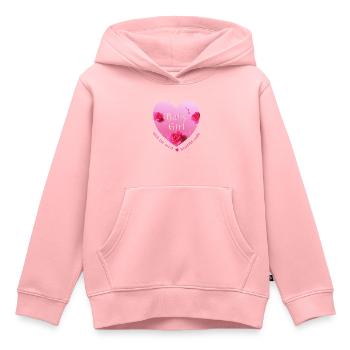 baby girl - Kinder Premium Organic Hoodie - Rosa - Vorne - AI Model Kid Female (0cm)