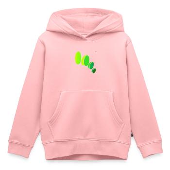 Ellipses #5 - playing with geometry - Kids Premium Organic Hoodie - rose - Front - AI Model Kid Female (0cm)