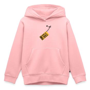 Geburtstag - Born in 1993 - Kinder Premium Organic Hoodie - Rosa - Vorne - AI Model Kid Female (0cm)