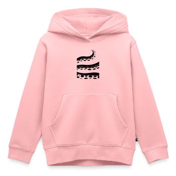 Fieser Tentakel - Kinder Premium Organic Hoodie - Rosa - Vorne - AI Model Kid Female (0cm)