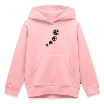 pizza pizza - Kinder Premium Organic Hoodie - Rosa - Vorne - AI Model Kid Female (0cm)