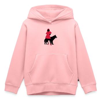 Rotkäppchen - Kinder Premium Organic Hoodie - Rosa - Vorne - AI Model Kid Female (0cm)