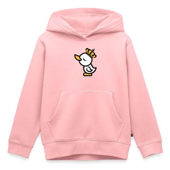 eitel koenig koenigin prinzessin chick krone arrog - Kinder Premium Organic Hoodie - Rosa - Vorne - AI Model Kid Female (0cm)
