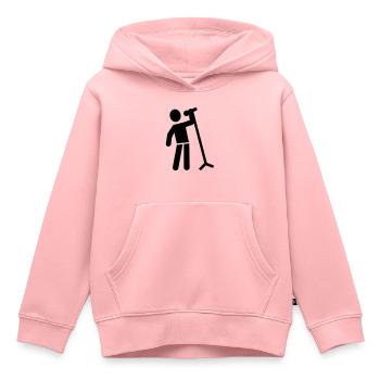Sänger - Kinder Premium Organic Hoodie - Rosa - Vorne - AI Model Kid Female (0cm)