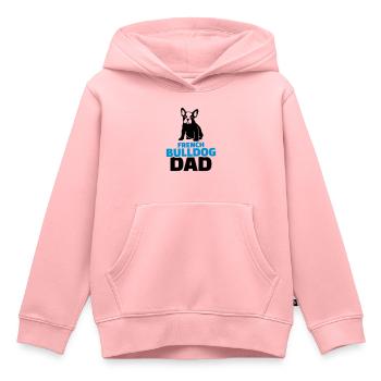 Bulldogge - Kinder Premium Organic Hoodie - Rosa - Vorne - AI Model Kid Female (0cm)