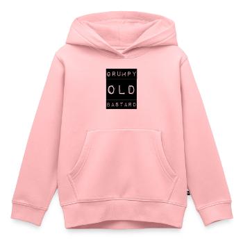 Grumpy - Kids Premium Organic Hoodie - rose - Front - AI Model Kid Female (0cm)