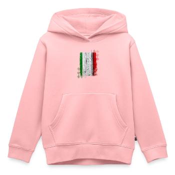 Italie Italie Italie Rome Europe Italie Italie Milan - Sweat Premium à capuche enfant bio - rose - Devant - AI Model Kid Female (0cm)