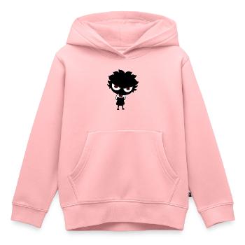 Shadowman ohne Schwanz - Kinder Premium Organic Hoodie - Rosa - Vorne - AI Model Kid Female (0cm)