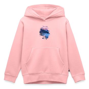 Landschaft - Kinder Premium Organic Hoodie - Rosa - Vorne - AI Model Kid Female (0cm)