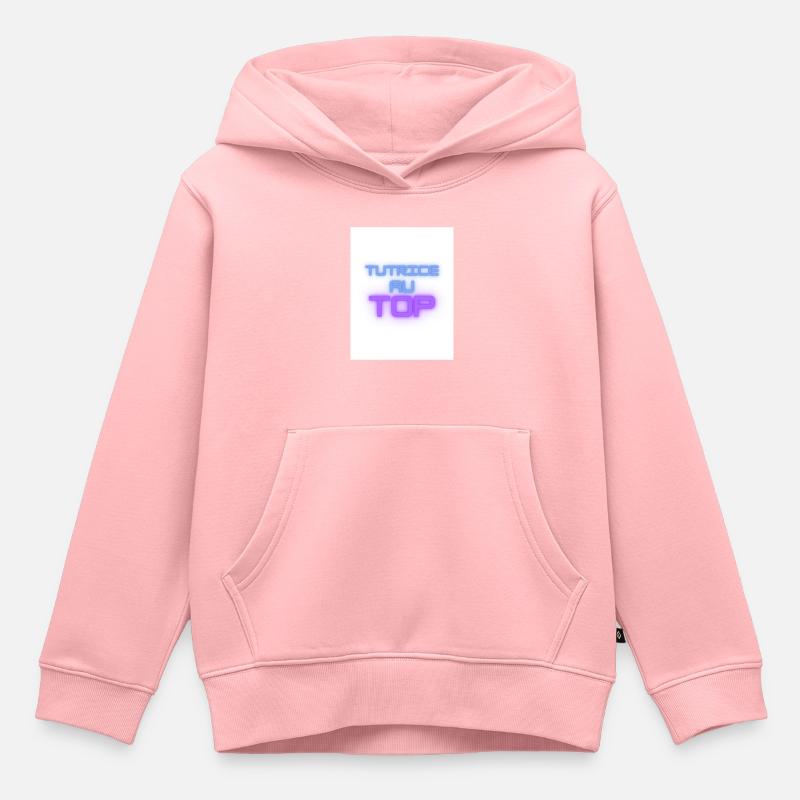 tutrice - Sweat Premium à capuche enfant bio - rose