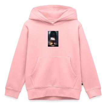 Licht kann nicht ohne Dunkelheit existieren - Kinder Premium Organic Hoodie - Rosa - Vorne - AI Model Kid Female (0cm)