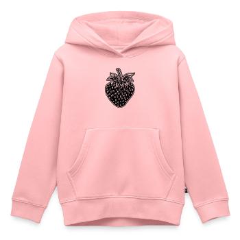 Strawberry Fruit Fruit - Kids Premium Organic Hoodie - rose - Front - AI Model Kid Female (0cm)