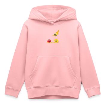 Bodja - Kids Premium Organic Hoodie - rose - Front - AI Model Kid Female (0cm)