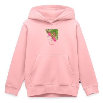 Sunshine Reggae - Kids Premium Organic Hoodie - rose - Front - AI Model Kid Female (0cm)