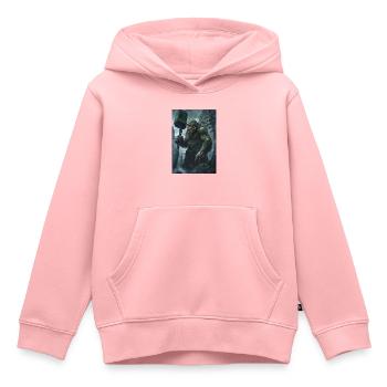 Riese Giant Norwegen Geschenk - Kinder Premium Organic Hoodie - Rosa - Vorne - AI Model Kid Female (0cm)