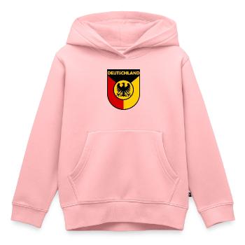 Les couleurs d’Allemagne - Sweat Premium à capuche enfant bio - rose - Devant - AI Model Kid Female (0cm)