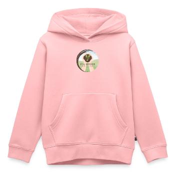 Toujours en croissance – Plante en croissance - Sweat Premium à capuche enfant bio - rose - Devant - AI Model Kid Female (0cm)