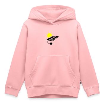 Photovoltaik Anlage Solar Energie - Kinder Premium Organic Hoodie - Rosa - Vorne - AI Model Kid Female (0cm)
