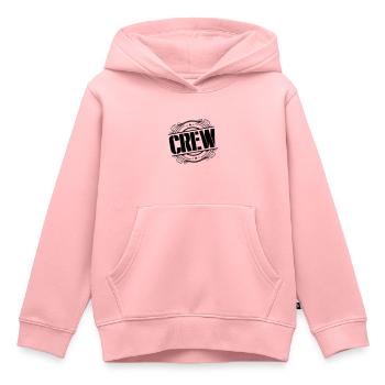 Timbres de l’équipage - Sweat Premium à capuche enfant bio - rose - Devant - AI Model Kid Female (0cm)