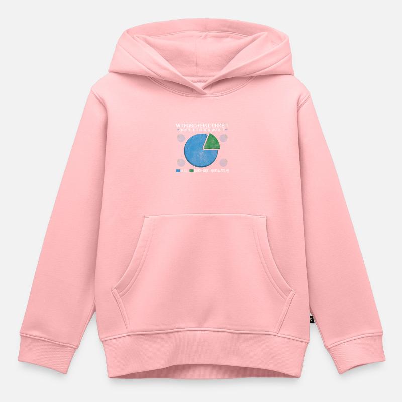 Probabilité que je choisisse le vert : zéro - Sweat Premium à capuche enfant bio - rose