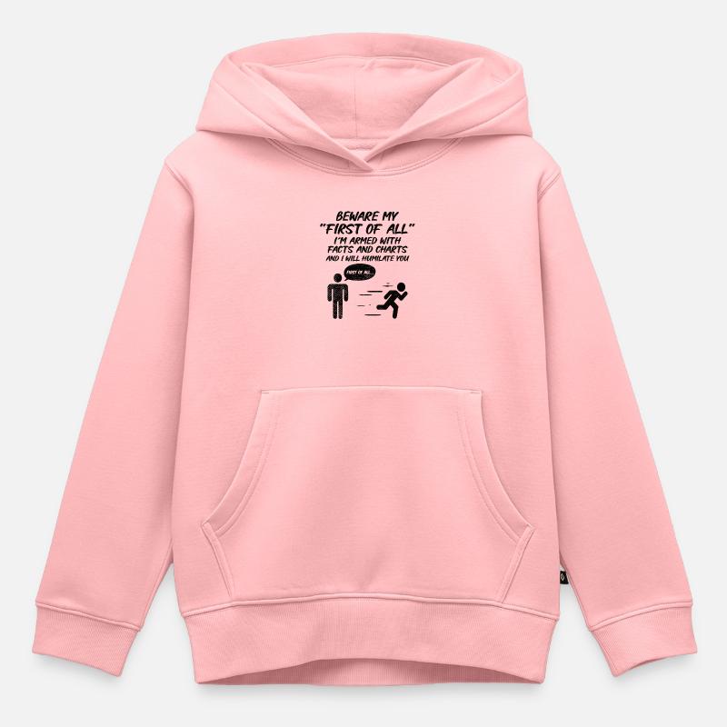 Debattierrede Debattierer Rederedner Geschenkidee - Kinder Premium Organic Hoodie - Rosa
