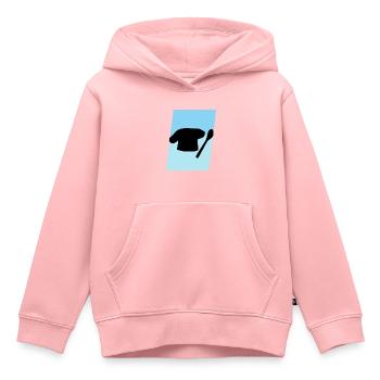 Backen Cupcake Bäckerei - Kinder Premium Organic Hoodie - Rosa - Vorne - AI Model Kid Female (0cm)
