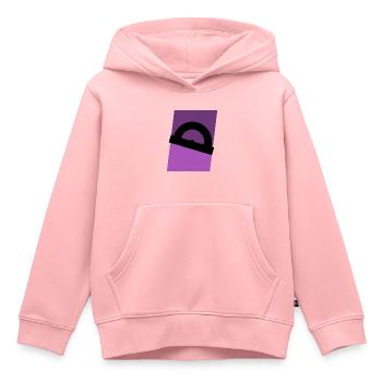 Architecte Architecte de la construction - Sweat Premium à capuche enfant bio - rose - Devant - AI Model Kid Female (0cm)