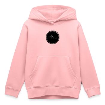 Uwe der Herrscher - Kinder Premium Organic Hoodie - Rosa - Vorne - AI Model Kid Female (0cm)