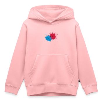 2 Suesse Kleckse - Kinder Premium Organic Hoodie - Rosa - Vorne - AI Model Kid Female (0cm)