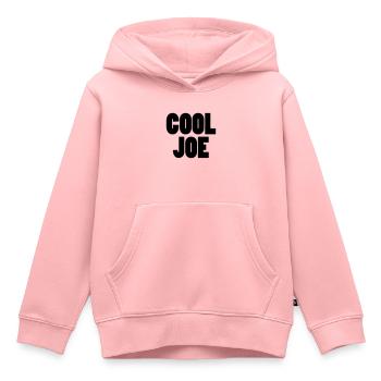 cool joe - Sweat Premium à capuche enfant bio - rose - Devant - AI Model Kid Female (0cm)