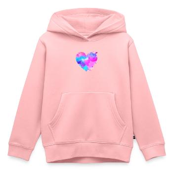 Verlobung Valentinstag Hochzeit Liebe Muttertag - Kinder Premium Organic Hoodie - Rosa - Vorne - AI Model Kid Female (0cm)