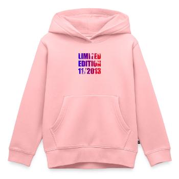10th Anniversary Edition Limitée 11/2013 - Sweat Premium à capuche enfant bio - rose - Devant - AI Model Kid Female (0cm)