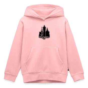 Lingener Emblem - Kinder Premium Organic Hoodie - Rosa - Vorne - AI Model Kid Female (0cm)
