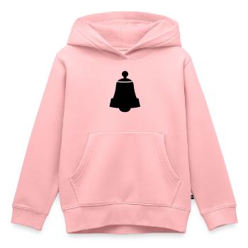 Bell - Kids Premium Organic Hoodie - rose - Front - AI Model Kid Female (0cm)