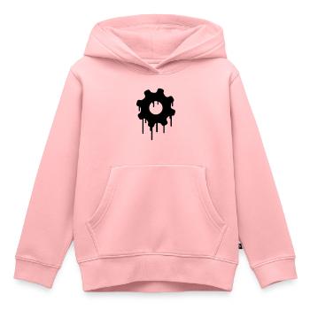 Gears Graffiti - Kids Premium Organic Hoodie - rose - Front - AI Model Kid Female (0cm)