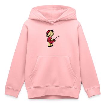 modell Kind mit Modellfunksteuerung - Kinder Premium Organic Hoodie - Rosa - Vorne - AI Model Kid Female (0cm)