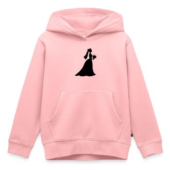 braut - Kinder Premium Organic Hoodie - Rosa - Vorne - AI Model Kid Female (0cm)