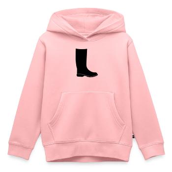 rubber boots - Kids Premium Organic Hoodie - rose - Front - AI Model Kid Female (0cm)