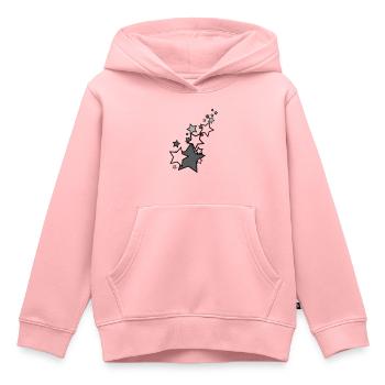 shooting star - Kids Premium Organic Hoodie - rose - Front - AI Model Kid Female (0cm)