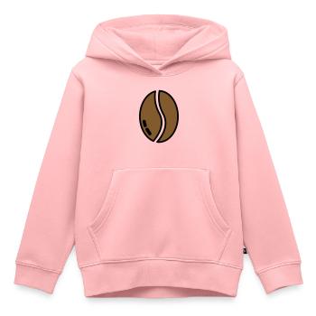 coffe bean - Kinder Premium Organic Hoodie - Rosa - Vorne - AI Model Kid Female (0cm)