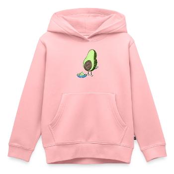 Vegan Vegetarian Avocado Sauce Dip I Gift - Kids Premium Organic Hoodie - rose - Front - AI Model Kid Female (0cm)