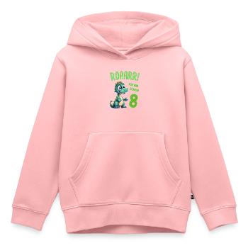 8. Geburtstag Kindergeburtstag Geburtstagsgeschenk - Kinder Premium Organic Hoodie - Rosa - Vorne - AI Model Kid Female (0cm)