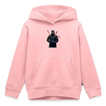 Ninja with swords - Kids Premium Organic Hoodie - rose - Front - AI Model Kid Female (0cm)